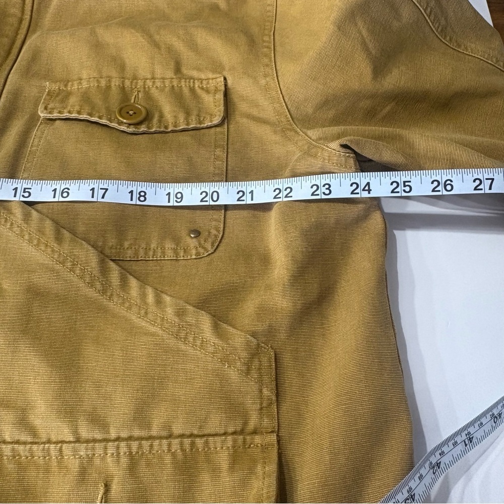 Territory Ahead Men’s Utility Field Jacket Large Mustard Leather Collar - Picture 11 of 14